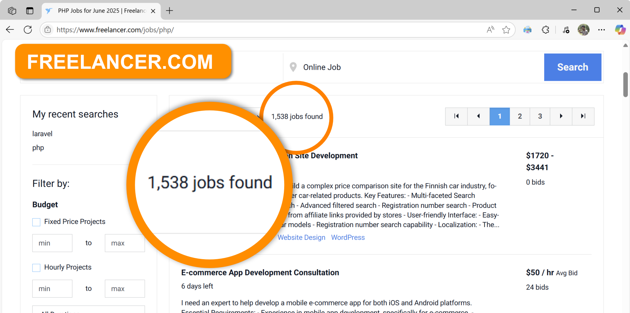 Peluang tugasan di Freelancer.com