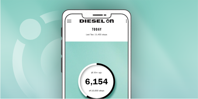 Jenama terkenal Diesel mempunyai aplikasi Ionic sendiri. Ia membantu pasukan jualan untuk menghasilkan laporan dan menganalisis setiap kedai dan produk Diesel. Selain itu, ia membantu syarikat mencari kaedah baru untuk memasarkan diri.