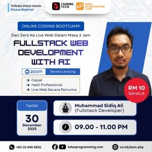 Kelas Web Development dengan A.I